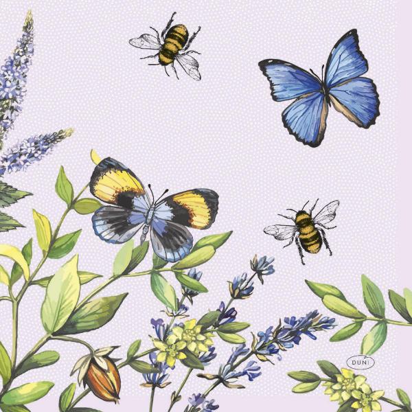 Tissue-Serviette 33 x 33 cm Cheery Butterflies 3-lagig, 240 Stk/Krt (12 x 20 Stk)