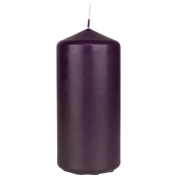 Stumpenkerzen 150 x Ø 70 mm 62 Std. Plum, 12 Stk/Krt (12 x 1 Stk)