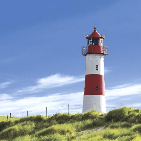 Tissue-Serviette 33 x 33 cm Lighthouse 3-lagig, 240 Stk/Krt (12 x 20 Stk)