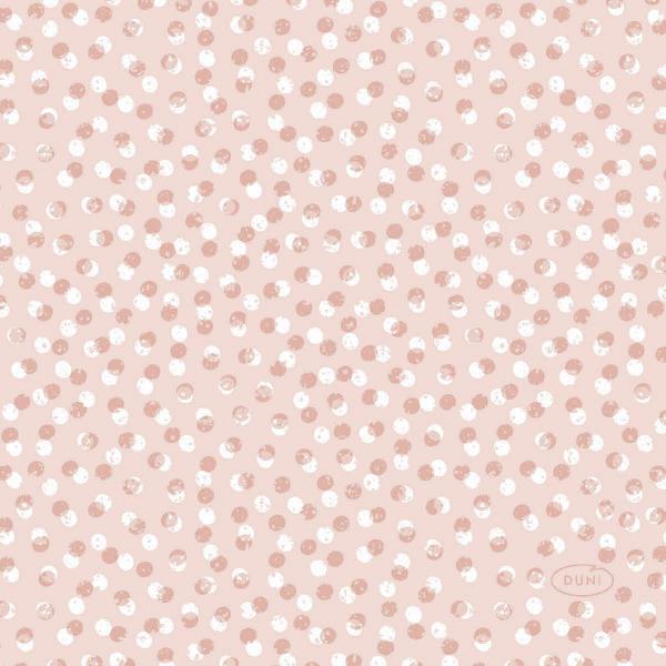 Tissue-Serviette 24 x 24 cm Playf Dots M Rose 3-lagig, 240 Stk/Krt (12 x 20 Stk)