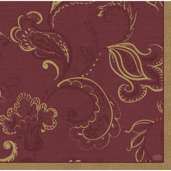 Dunisoft®-Serviette 40 x 40 cm Golden Grace Bordeaux, 144 Stk/Krt (12 x 12 Stk)