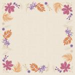 Dunicel® Mitteldecken 84 x 84 cm Bright Autumn, 100 Stk/Krt (5 x 20 Stk)