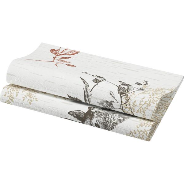 Bio Dunisoft® Serviette 40 x 40 cm Wood & Deer, 360 Stk/Krt (6 x 60 Stk)