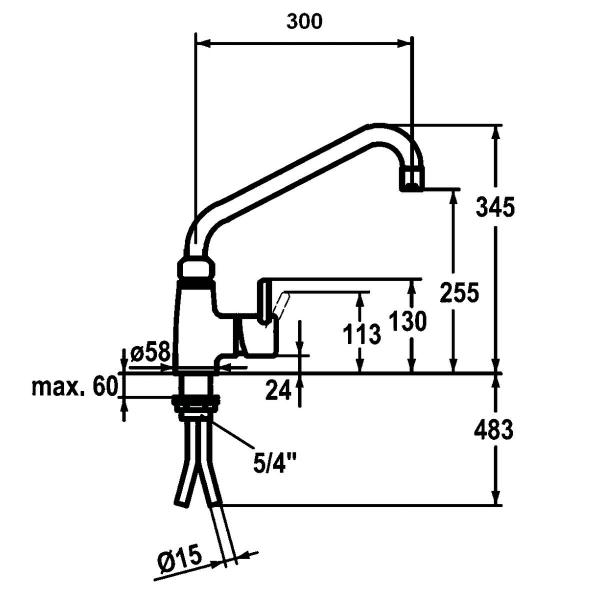 Einhebelmischer 40L-3601B