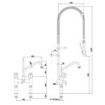 Zweigriffmischer 40L-1802B