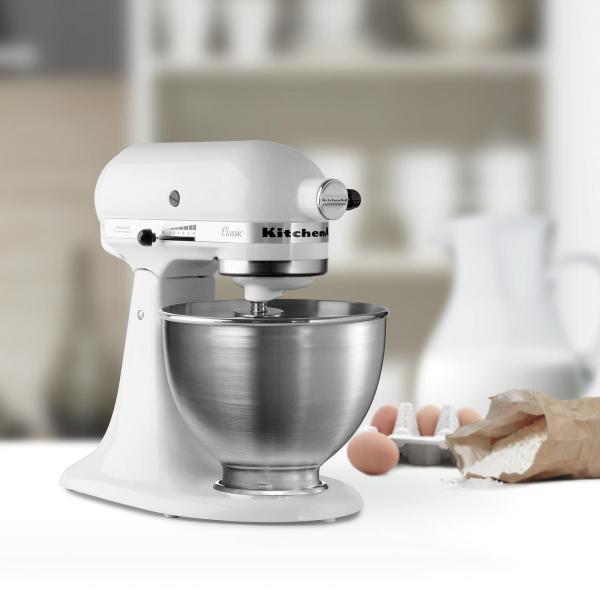 KitchenAid 5K45SSEWH, weiß, 4,28L