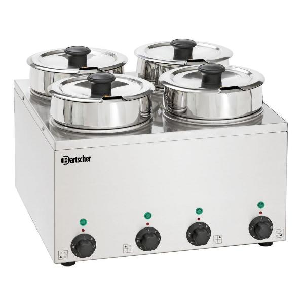 Bain Marie Hotpot, 4x Topf, 3,5 L