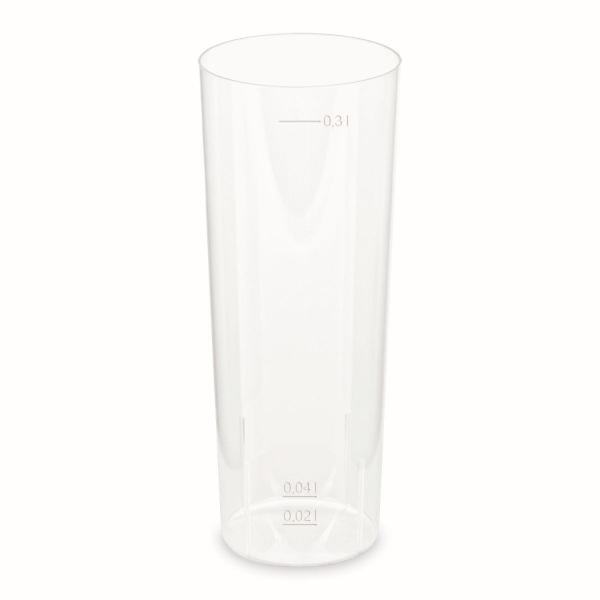 Pfandbecher (PP) wiederverwendbar Longdrink Ø59mm 2cl/0,3L [10 St.]