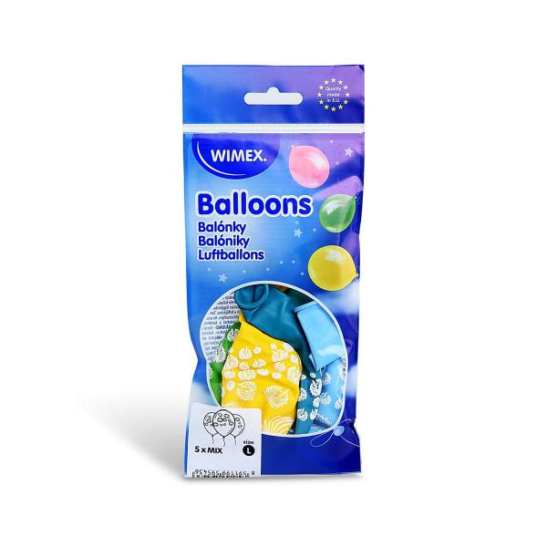 Luftballon Feuerwerk bunt gemischt Ø30cm `L` [5 St.]