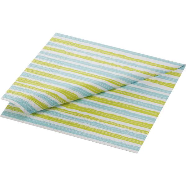 Tissue-Serviette 33 x 33 cm Elise Stripes 3-lagig, 1000 Stk/Krt (4 x 250 Stk)