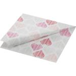 Tissue-Serviette 33 x 33 cm Amour 3-lagig, 500 Stk/Krt (10 x 50 Stk)