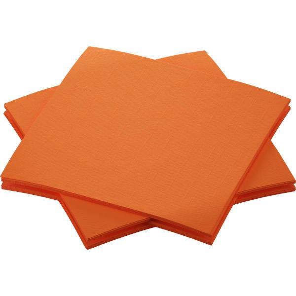 Bio Dunisoft® Serviette 20 x 20 cm Sun Orange, 2880 Stk/Krt (16 x 180 Stk)