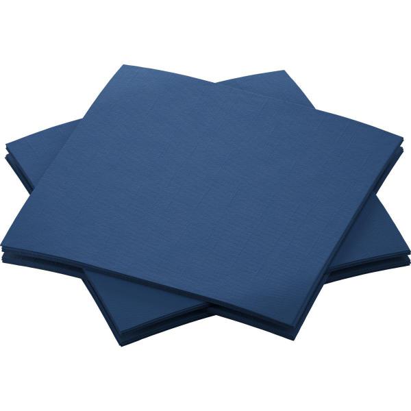 Bio Dunisoft® Serviette 20 x 20 cm Dunkelblau, 2880 Stk/Krt (16 x 180 Stk)