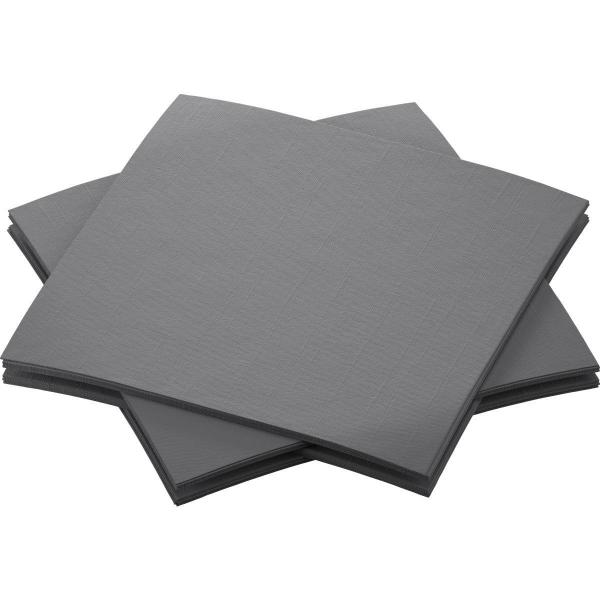 Bio Dunisoft® Serviette 20 x 20 cm Granite Grey, 2880 Stk/Krt (16 x 180 Stk)