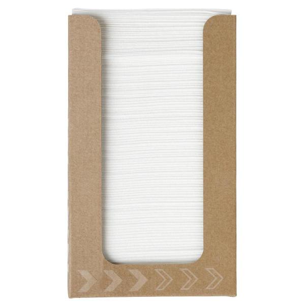 Bio Dunisoft® Serviette 20 x 20 cm Braun, 1200 Stk/Krt (12 x 100 Stk)