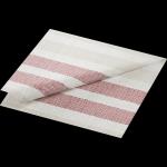 Tissue-Serviette 40 x 40 cm Rigato Bordeaux 3-lagig, 1000 Stk/Krt (4 x 250 Stk)