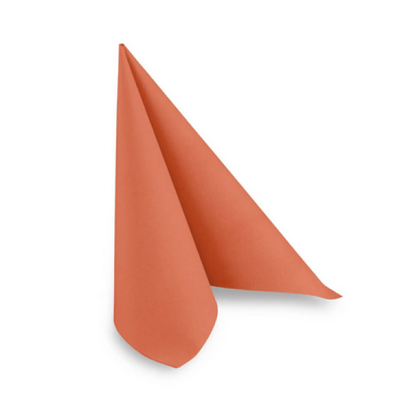 Airlaid-Servietten 40 x 40 cm, orange, 1/4-Falz