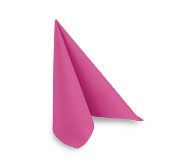 Airlaid-Servietten 40 x 40 cm, fuchsia, 1/4-Falz