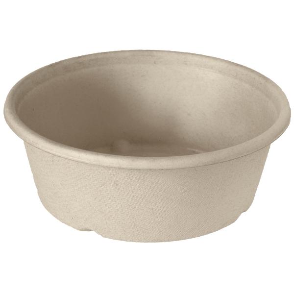 Salatschale Bagasse 600 ml Braun ungeteilt