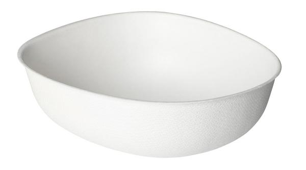 Pebble Bowl 500 ml Weiß ungeteilt