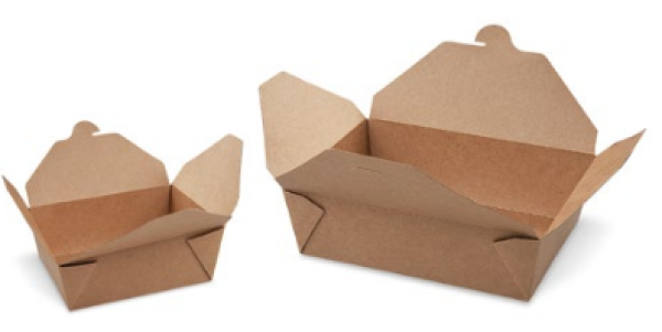 Food box (PAP/PE) fettdicht kraft `M` 150 x 120 x 65 mm 1300ml